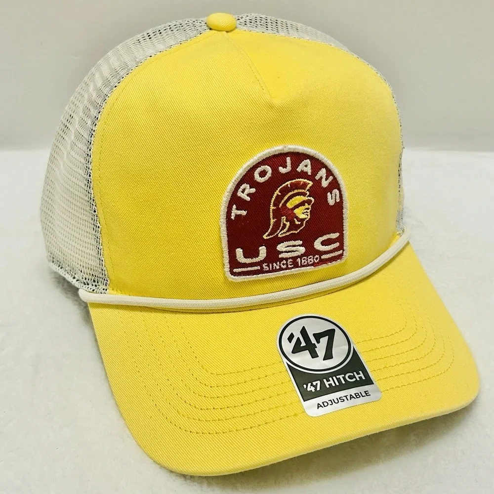 '47 Brand USC Trojans Cypress Hitch A-Frame Hat Cap Adjustable Snapback Yellow‎